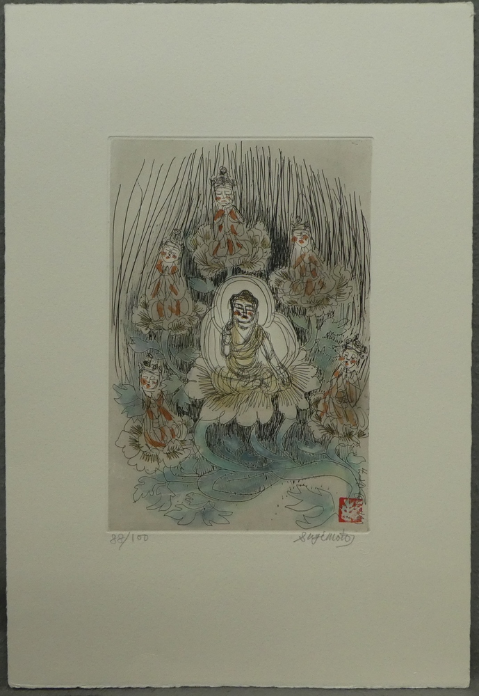 杉本健吉 『佛曼陀羅』 [古美術こもれび] 骨董,掛軸,絵画の買取と販売