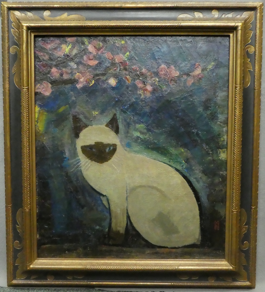 絵画　油絵　元晴　骨董品　古物　美術品　インテリア　アンティーク R antiques | 骨董・古美術・古道具・アンティーク