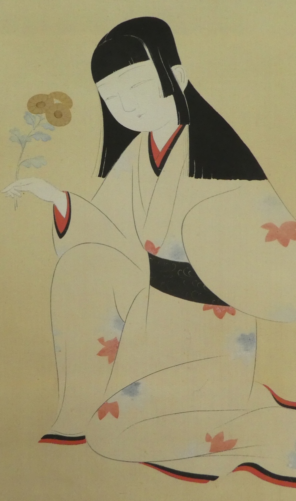 最終値下　春山　鷺の図　掛け軸　古美術　骨董品 株式会社縁｜古美術・掛け軸・骨董品の国内外への販売・買取