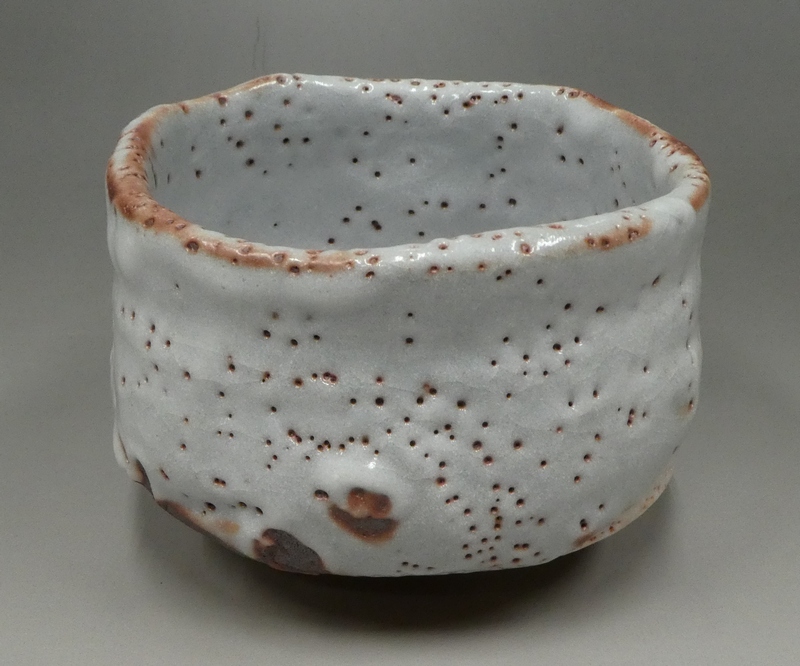 安藤日出武 『志野茶碗』 [古美術こもれび] 骨董,掛軸,絵画の