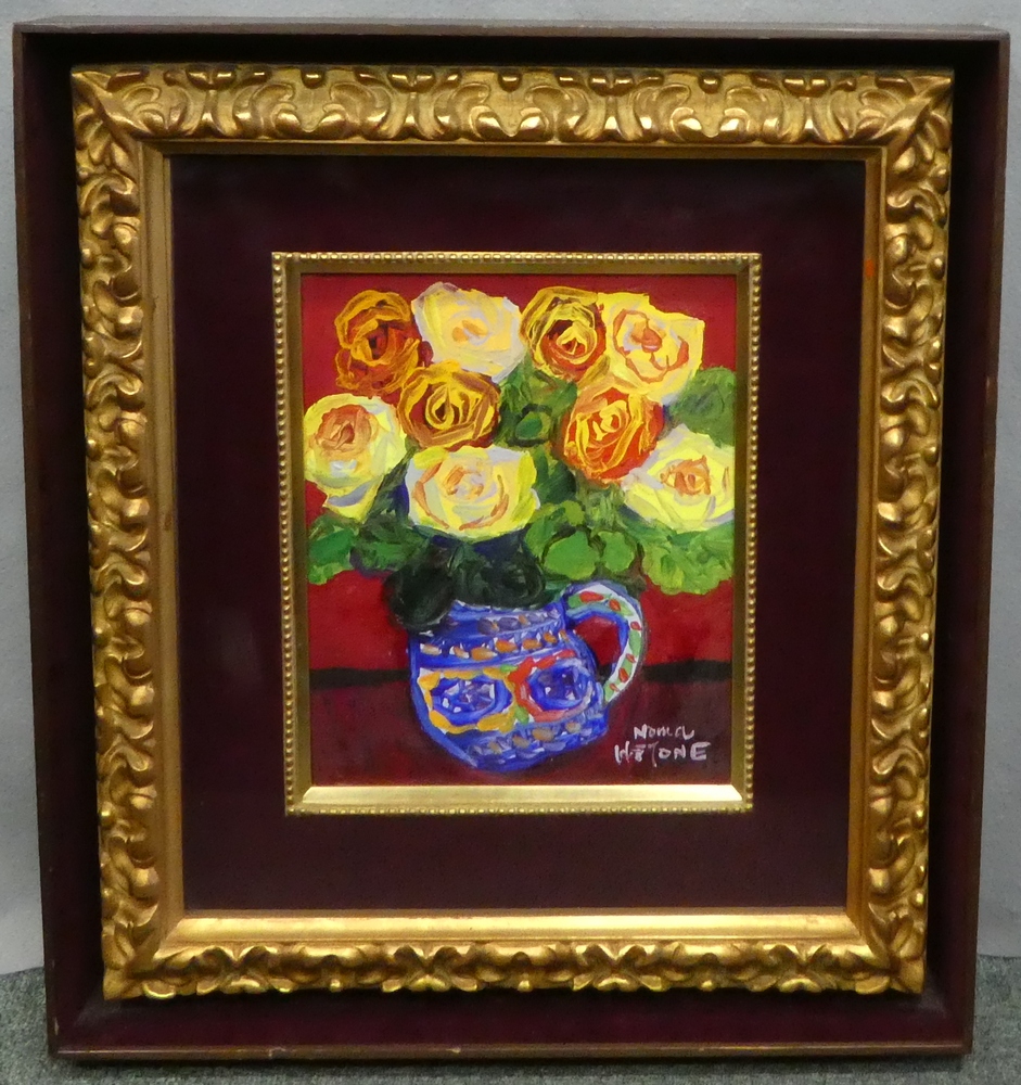 野間仁根 『薔薇』 [古美術こもれび] 骨董,掛軸,絵画の買取と販売,名古屋