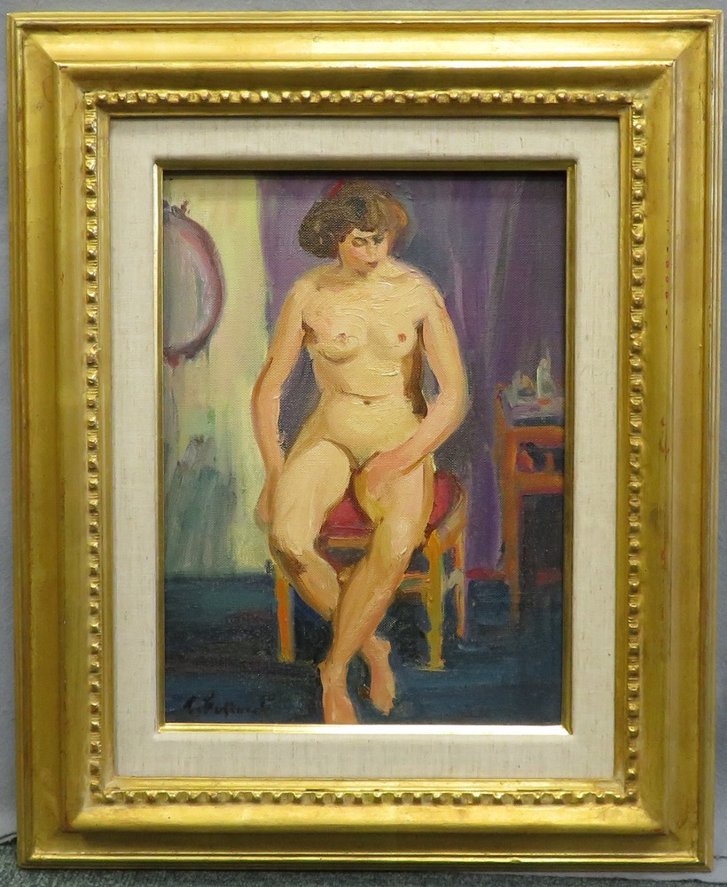 油絵 絵画 裸婦 - 絵画/タペストリ